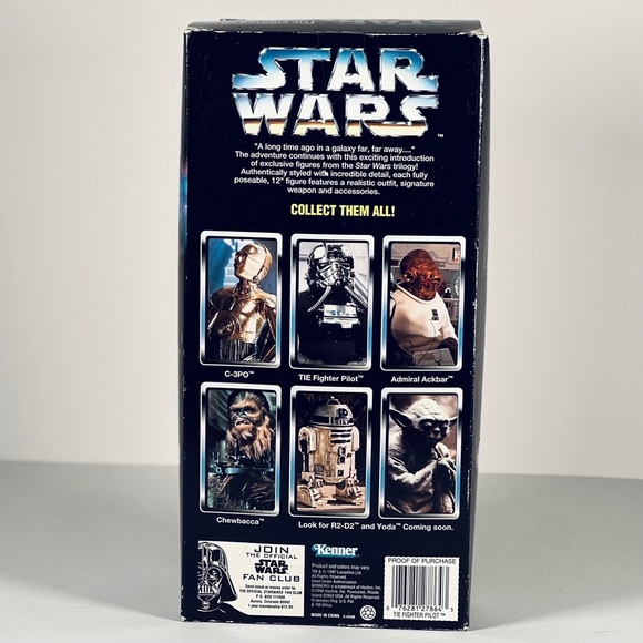 Star Wars 1997 TIE Fighter Pilot Collector Series 12" Figure Vintage NEW Empire - Picture 3 of 7